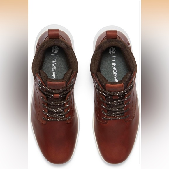 Timberland Men's Premium Leather Tan Boots - Picture 6 of 12